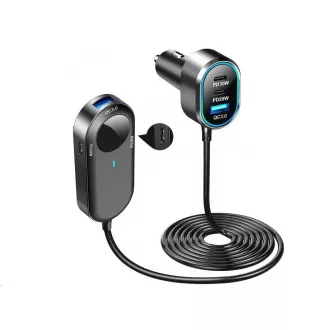 WG - Auto punjač / 100W / 6 USB priključaka / 2x USB-A + 4x USB-C / s produžetkom
