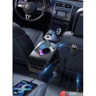 WG - Auto punjač / 100W / 6 USB priključaka / 2x USB-A + 4x USB-C / s produžetkom