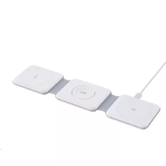 WG - Bežični punjač WGMaxFlex 3u1 / Sklopivi / 15W + 5W + 2.5W / WG 42 / bijeli