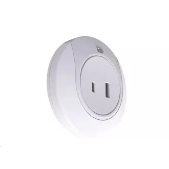 WG - Noćno LED svjetlo za utičnicu s USB-om / WG FireFly / bijelo
