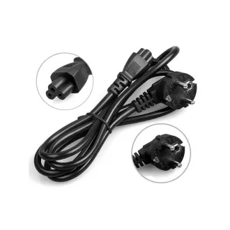 WG - Kabel za napajanje WG Mickey Mouse / CEE 7/7 do IEC C5 / 1,5 m / crni