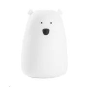 Rabbit & Friends Teddy bear lampa na dodir | Bijela