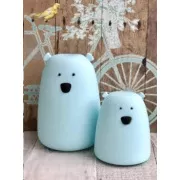 Rabbit & Friends Teddy bear lampa na dodir | Plava