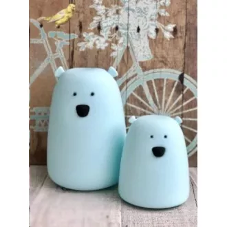 Rabbit & Friends Teddy bear lampa na dodir | Plava