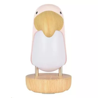 Rabbit & Friends Lamp ptica sa zvučnikom | ružičasta