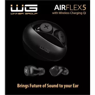 WG - Bluetooth slušalice WG AirFlex 5, ENC, Qi podrška, crne