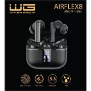 WG - Bluetooth slušalice WG AirFlex 8, ENC + ANC, crne