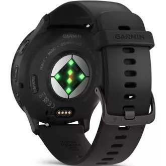 Garmin Venu® 3, Slate/Crna, Silikonska narukvica Garmin Venu® 3, Slate/Crna, Silikonska narukvica