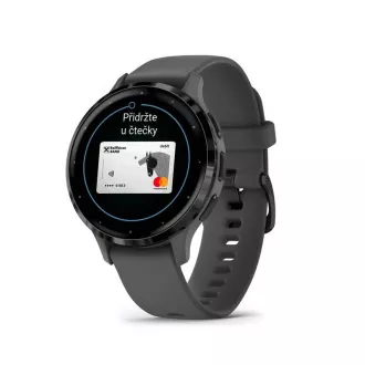 Garmin Venu® 3S, Slate/Siva, Silikonska narukvica Garmin Venu® 3S, Slate/Siva, Silikonska narukvica