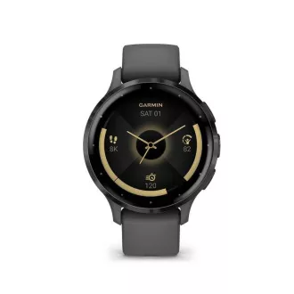 Garmin Venu® 3S, Slate/Siva, Silikonska narukvica Garmin Venu® 3S, Slate/Siva, Silikonska narukvica