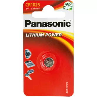 PANASONIC litijska baterija (gumb) CR-1025EL / 1B 3V (blister 1kom)