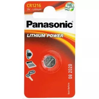 PANASONIC litijska baterija (gumb) CR-1216EL / 1B 3V (blister 1kom)