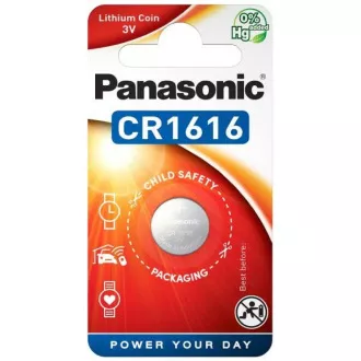 PANASONIC litijska baterija (gumb) CR-1616EL / 1B 3V (blister 1kom)