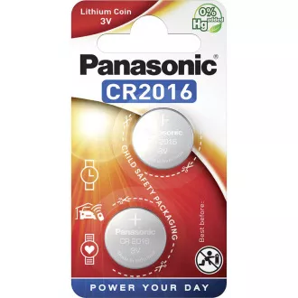PANASONIC litijska baterija (gumb) CR-2016EL / 2B 3V (blister 2kom)