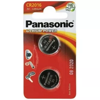 PANASONIC litijska baterija (gumb) CR-2016EL / 2B 3V (blister 2kom)