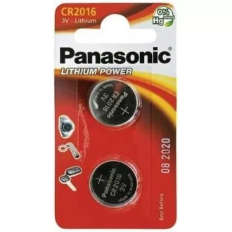 PANASONIC litijska baterija (gumb) CR-2016EL / 2B 3V (blister 2kom)