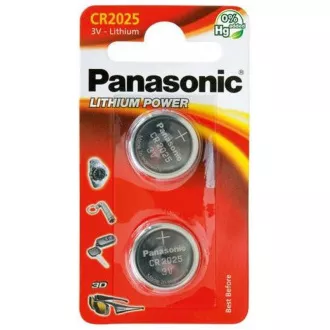 PANASONIC litijska baterija (gumb) CR-2025EL / 2B 3V (blister 2kom) PANASONIC litijska baterija (gumb) CR-2025EL / 2B 3V (blister 2kom)