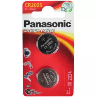 PANASONIC litijska baterija (gumb) CR-2025EL / 2B 3V (blister 2kom) PANASONIC litijska baterija (gumb) CR-2025EL / 2B 3V (blister 2kom)