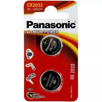 PANASONIC litijska baterija (gumb) CR-2032EL / 2B 3V (blister 2kom)