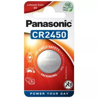 PANASONIC litijska baterija (gumb) CR-2450EL / 1B 3V (blister 1kom)