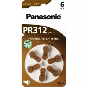 PANASONIC Cink zračna baterija PR-312 (41) / 6LB AA 1, 2V (blister 6kom)