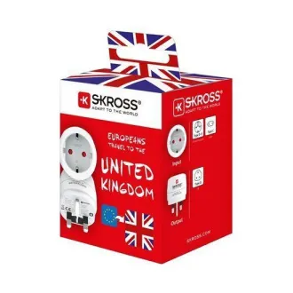 SKROSS UK putni adapter za korištenje u Velikoj Britaniji, tip G SKROSS UK putni adapter za korištenje u Velikoj Britaniji, tip G