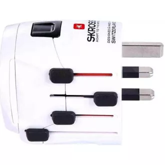 SKROSS putni adapter PRO, 6.3A max., uzemljen, univerzalan za cijeli svijet SKROSS putni adapter PRO, 6.3A max., uzemljen, univerzalan za cijeli svijet