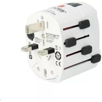 SKROSS putni adapter PRO, 6.3A max., uzemljen, univerzalan za cijeli svijet SKROSS putni adapter PRO, 6.3A max., uzemljen, univerzalan za cijeli svijet