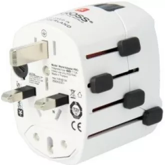 SKROSS putni adapter PRO, 6.3A max., uzemljen, univerzalan za cijeli svijet SKROSS putni adapter PRO, 6.3A max., uzemljen, univerzalan za cijeli svijet