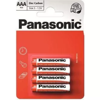 PANASONIC cink ugljične baterije Crveni cink R03RZ / 4P AAA 1.5V (skupljaju se 4kom)