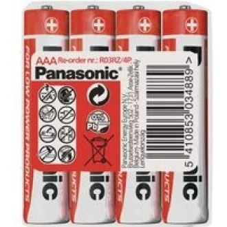 PANASONIC cink ugljične baterije Crveni cink R03RZ / 4P AAA 1.5V (skupljaju se 4kom)
