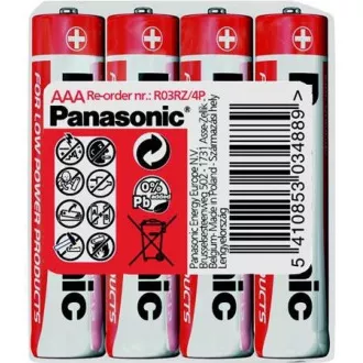 PANASONIC cink ugljične baterije Crveni cink R03RZ / 4P AAA 1.5V (skupljaju se 4kom)