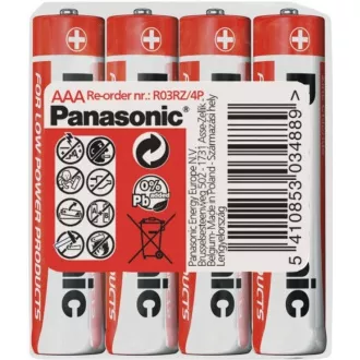 PANASONIC cink ugljične baterije Crveni cink R03RZ / 4P AAA 1.5V (skupljaju se 4kom)