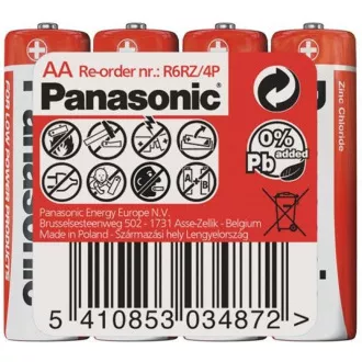 PANASONIC cink ugljične baterije crveni cink R6RZ / 4P AA 1.5V (skupljaju se 4kom)