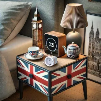 Putni adapter Solight za upotrebu u UK, tip G