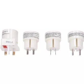 Putni adapter Solight, sklopivi, bijeli