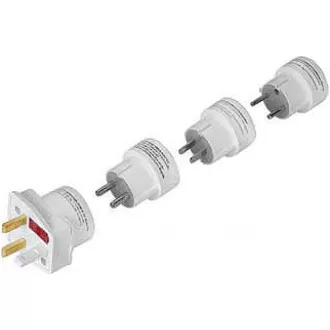 Putni adapter Solight, sklopivi, bijeli