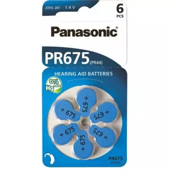 PANASONIC Cink-zračna baterija PR-675 (44) / 6LB AA 1, 2V (Blister 4kom)