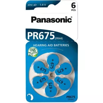 PANASONIC Cink-zračna baterija PR-675 (44) / 6LB AA 1, 2V (Blister 4kom)