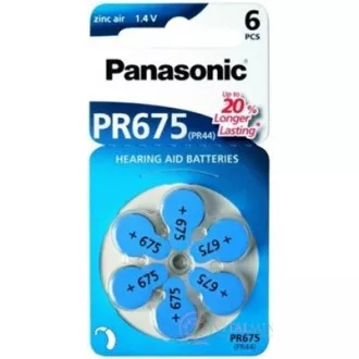 PANASONIC Cink-zračna baterija PR-675 (44) / 6LB AA 1, 2V (Blister 4kom)