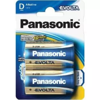 PANASONIC alkalne baterije EVOLTA Platinum LR20EGE / 2BP D 1.5V (blister 2kom)
