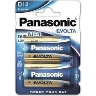 PANASONIC alkalne baterije EVOLTA Platinum LR20EGE / 2BP D 1.5V (blister 2kom)