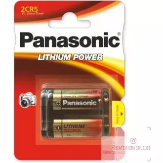 PANASONIC Lithium - FOTO baterija 2CR-5L / 1BP 6V (blister - 1kom) PANASONIC Lithium - FOTO baterija 2CR-5L / 1BP 6V (blister - 1kom)
