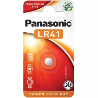 PANASONIC alkalna MICRO baterija LR-41EL / 1B 1, 5V (blister 1kom)
