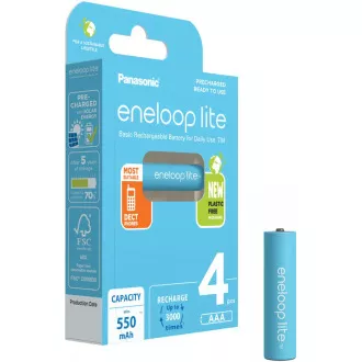 PANASONIC HR03 AAA 4LCCE/4BE ENELOOP LITE N, 550 mAh (Blister 4 kom) PANASONIC HR03 AAA 4LCCE/4BE ENELOOP LITE N, 550 mAh (Blister 4 kom)