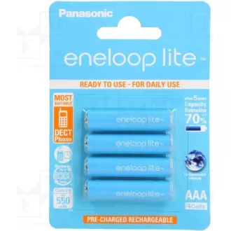 PANASONIC HR03 AAA 4LCCE/4BE ENELOOP LITE N, 550 mAh (Blister 4 kom) PANASONIC HR03 AAA 4LCCE/4BE ENELOOP LITE N, 550 mAh (Blister 4 kom)