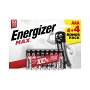 Energizer LR03/8 Max AAA 4+4 gratis