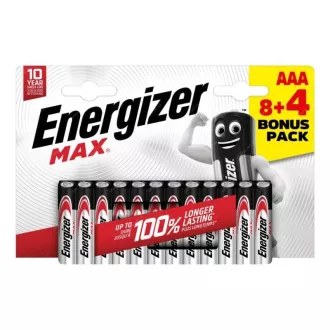 Energizer LR03/12 Max AAA 8+4 gratis