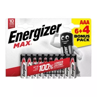 Energizer LR03/10 Max AAA 6+4 gratis