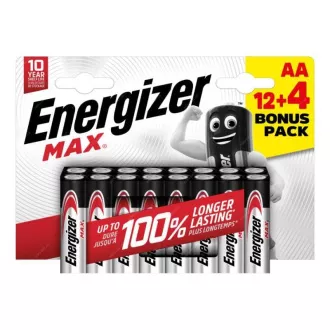 Energizer LR6/16 Max AA 12+4 gratis